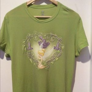 NWOT Tinker Bell Fairy Graphic Glitters Junior